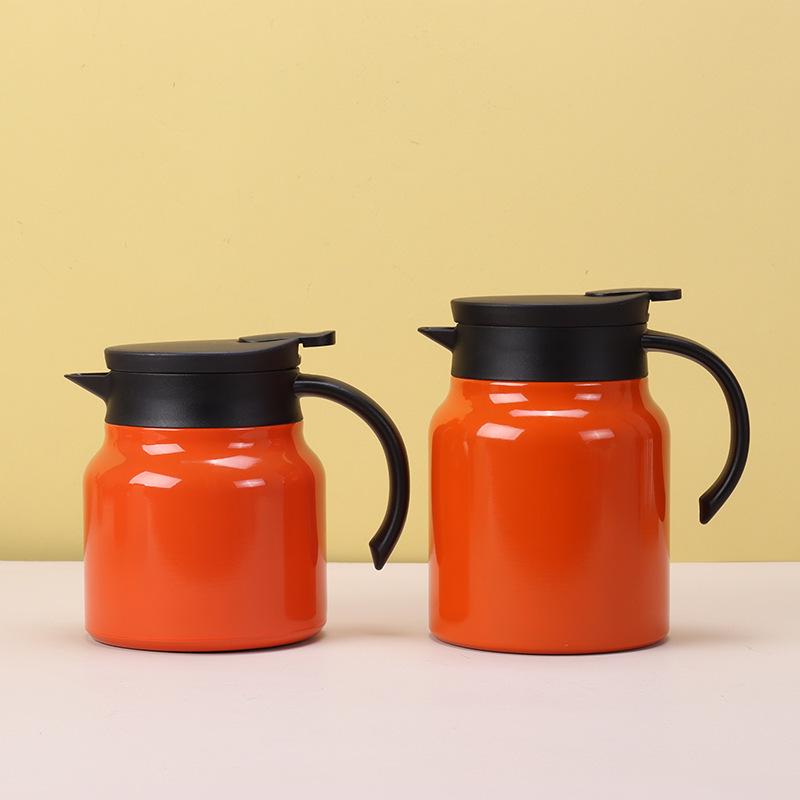 

316 Stainless Steel Insulated Stewing Teapot with Temperature Display, Water Separation, and Customizable Patterns - Large Capacity. 800ml