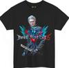 Devil May Cry Vergil Graphic Unisex Heavy Cotton Tee Shirt Gaming Clothing Gift