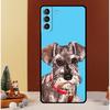 Lovely Dogs Schnauzer Case For Samsung Galaxy S25 S26 Ultra S21 S22 S20 S23 S24 Ultra S10 Plus S25 FE Cover Funda