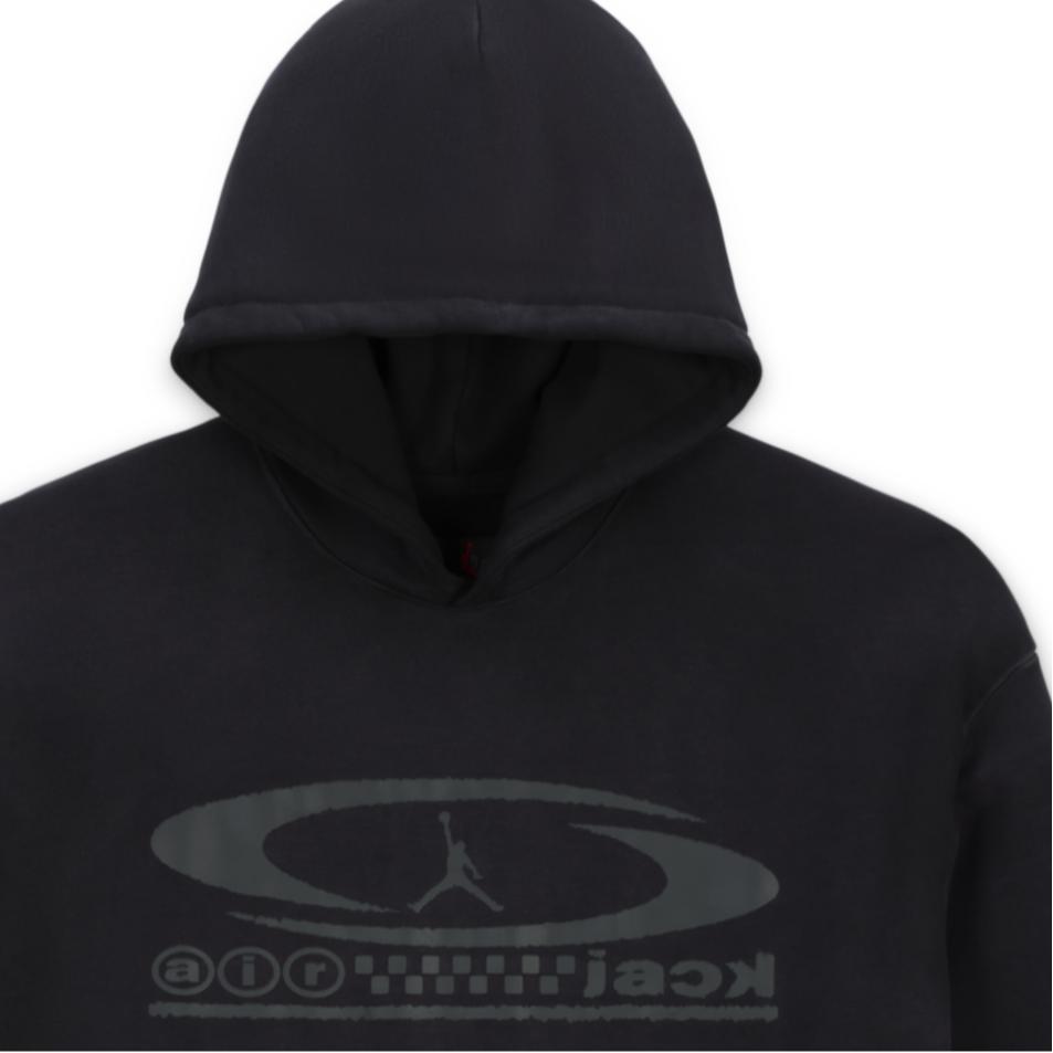 Jordan Travis Scott Sweat à capuche confortable à manches longues Unisexe Noir FQ7822-010