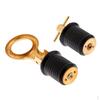 2 Pieces Drain Plug Brass Turn / Boat Bilge Accessories