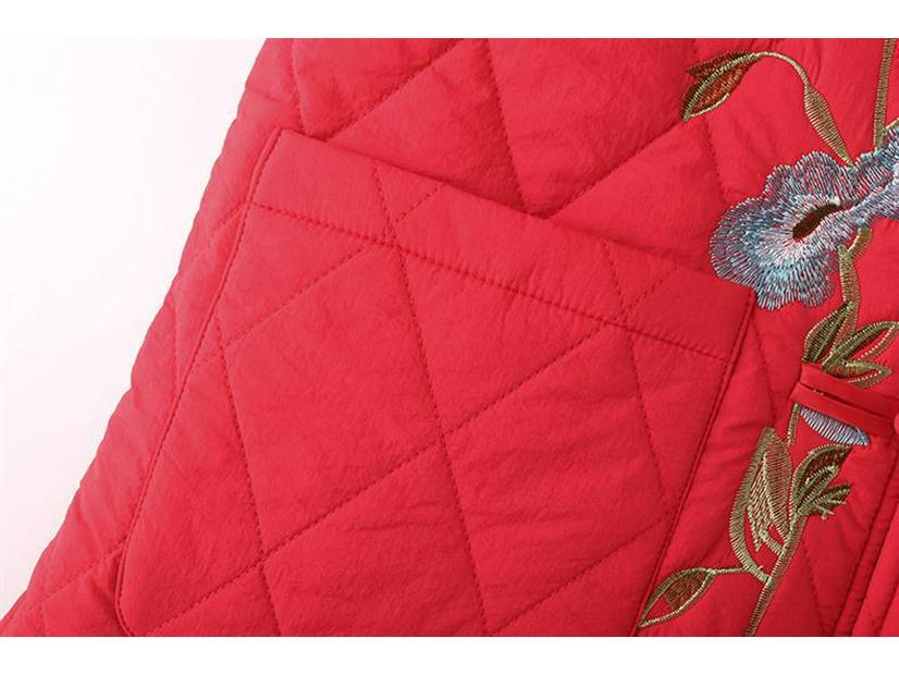 Women's Plus Size Thickened Down Cotton Vest for Autumn/Winter - Sleeveless Jacket for Middle-Aged and Elderly