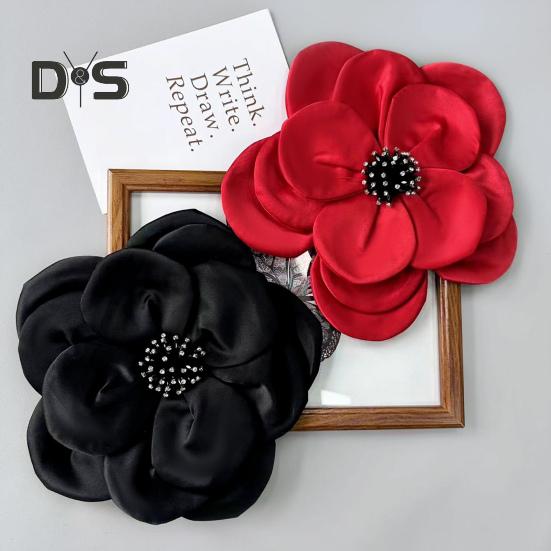 3D Kwiatowy Korsarz Aplikacja Dekoracja Kryształkami Sweter Sukienka Bluzka Dekoracja DIY Szycie Łatka Akcesoria Odzieżowe Wesele Ubrania Ozdoba