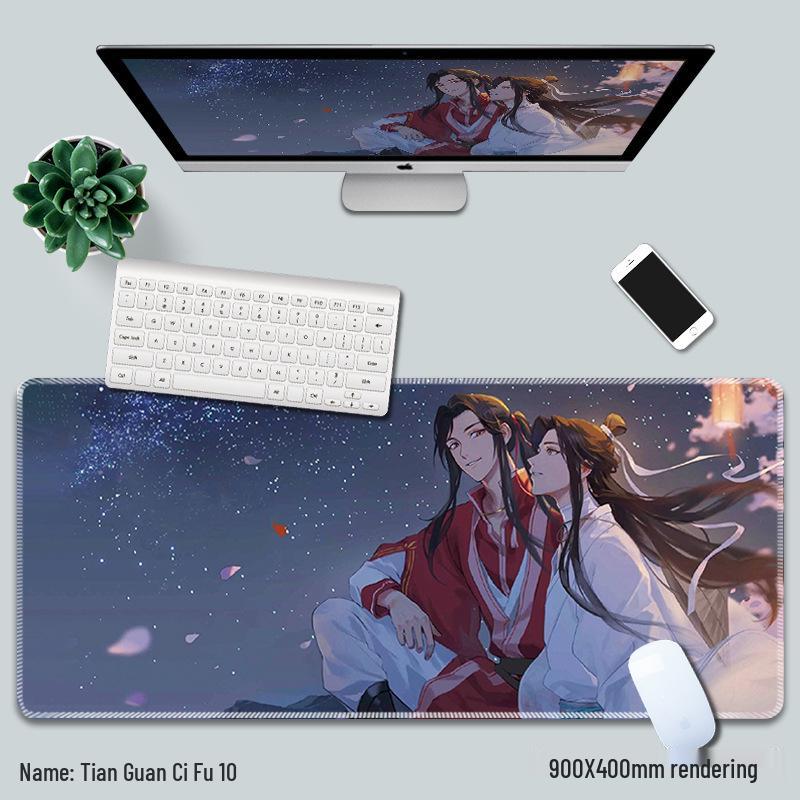 

Благословение Небесного Чиновника Большой Аниме Коврик для Мыши - Киберспортивный Игровой Настольный Коврик 800x300mm, 2mm Thick