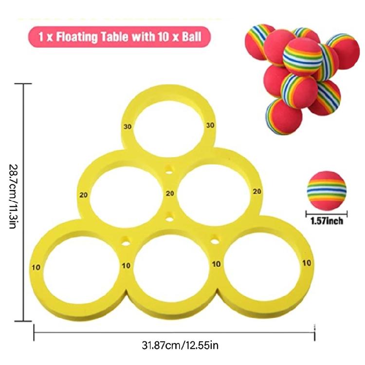 Swimming Pools Throwing Game Set Water Sport Entertainment Beach Pools Toy Pools Party Accessories