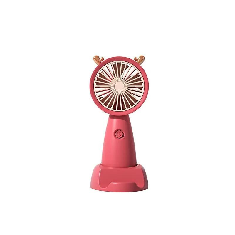 USB Handheld Small Electric Fan Summer Mini Desktop Office Mute Charging Portable Electric Fan!