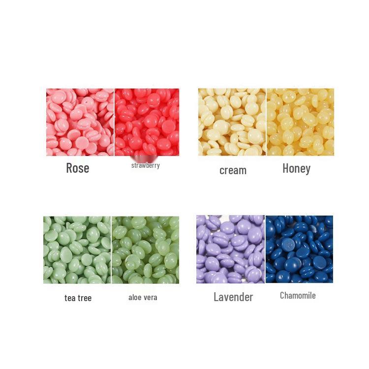 Hair Removal Wax Melter Set: 400g Capacity, 6-Piece, 500CC
