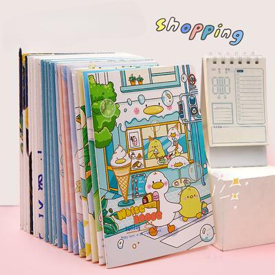 A5 Car Line Cartoon Notebook Cute Student Stationery Sewing Book Student Prize Notepad