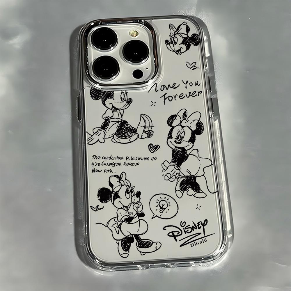 Graffiti M-Mickey Minnies Phone Case for Xiaomi Redmi Note A5 A3 15 14 13 14c 13c 12 11 10 9 Pro Plus 4G 5G Transparent Cover