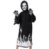 Halloween Grim Reaper Costume for Kids Glow-in-the-Dark Cosplay Outfit