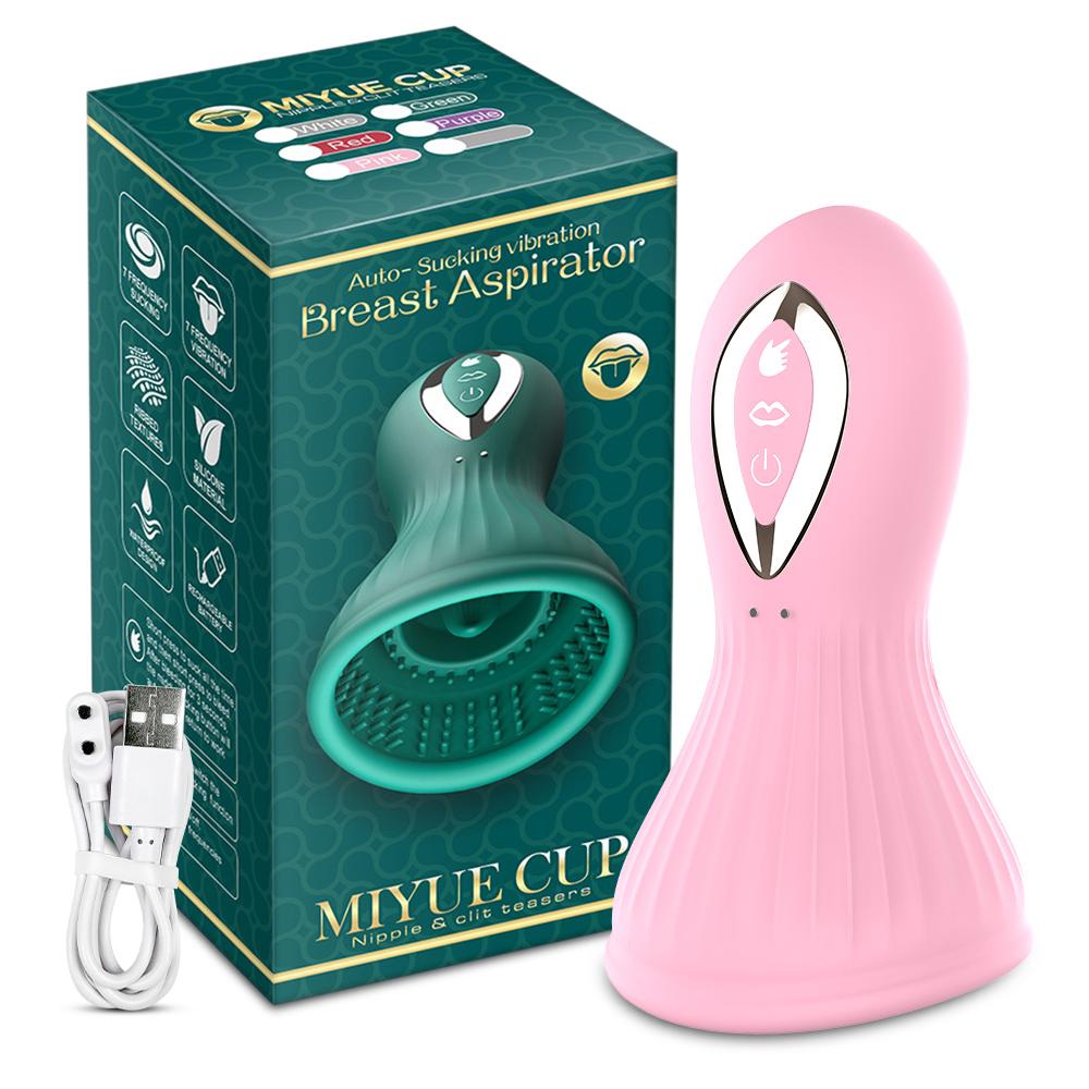 Wibrator do ssania sutków dla kobiet z lizaniem językiem, masażer piersi, ssak łechtaczki, stymulator łechtaczki, zabawki erotyczne dla kobiet