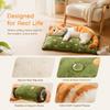 Non-Slip Cat  Area Rug 2D Cartoon Carpet Soft Home Decor Carpet  Living Rooms