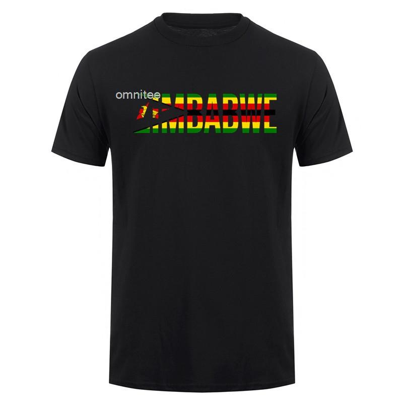 ITS IN MY DNA Simbabwe T-Shirts Grafik Baumwolle Streetwear Kurzarm Geburtstag Simbabwische Flagge Afrika Geschenk T-Shirt Unisex HJ046