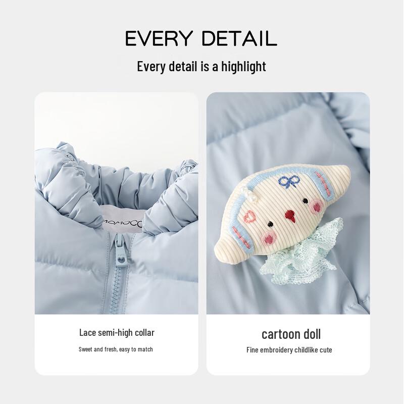 MOMOCO Girls' Sweet Winter Padded Jacket