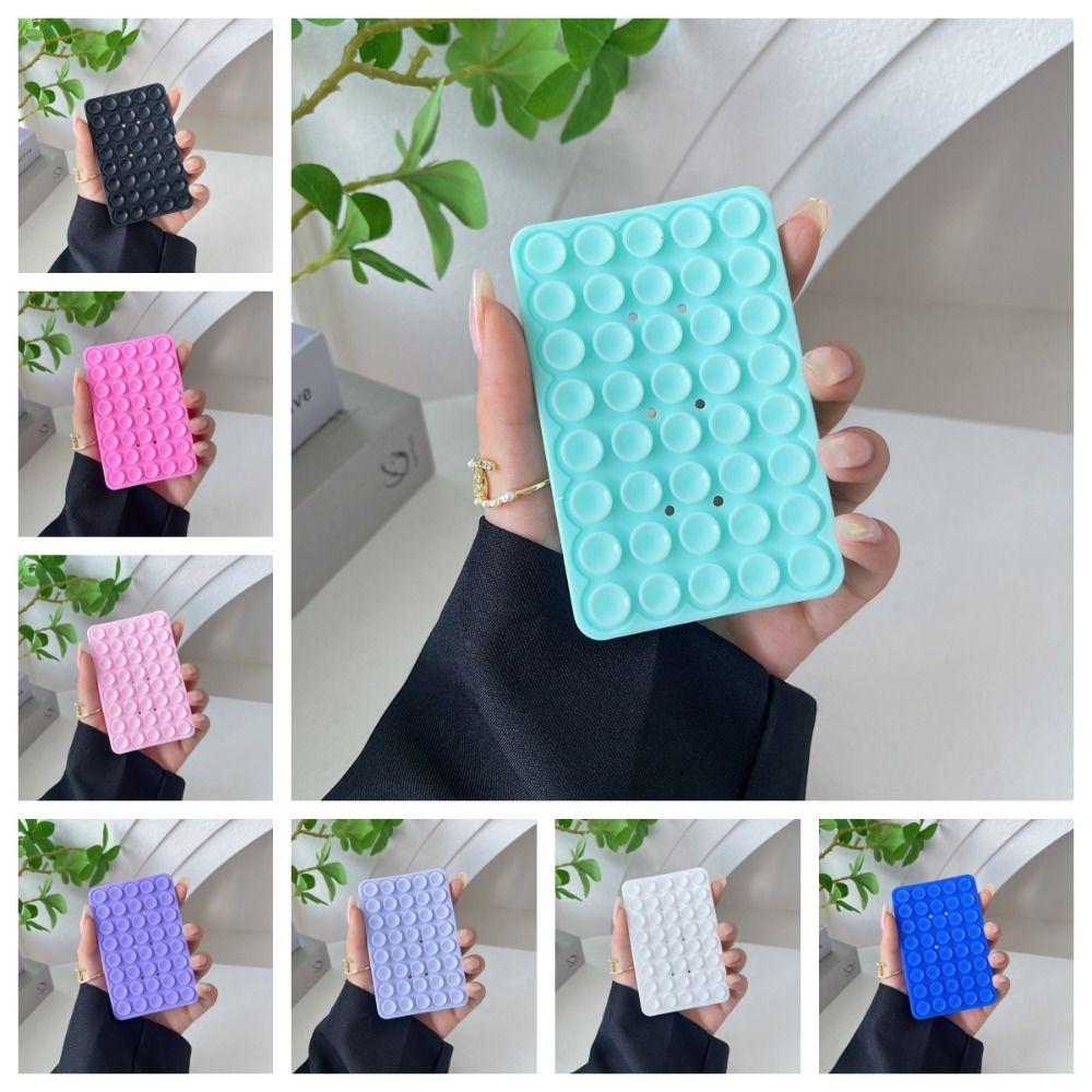 Double Side Rubber Sucker Pad Silicone Sucker Mobile Phone Fixed Pad New Suction Cup Bracket