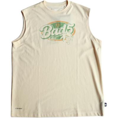 Li Ning Badfive Letter Round Neck Comfortable Breathable Versatile Sleeveless Vest Men Tops AVSV073-1