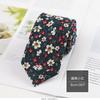 Cotton Tie Men'S Floral Printed Cotton 6Cm Narrow Casual Tie Women'S Flower Tie