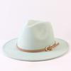 Popular European and American Classic Simple Flat-brimmed Top Hat Men's and Women's Fashionable and Elegant Versatile Jazz Hat Top Hat