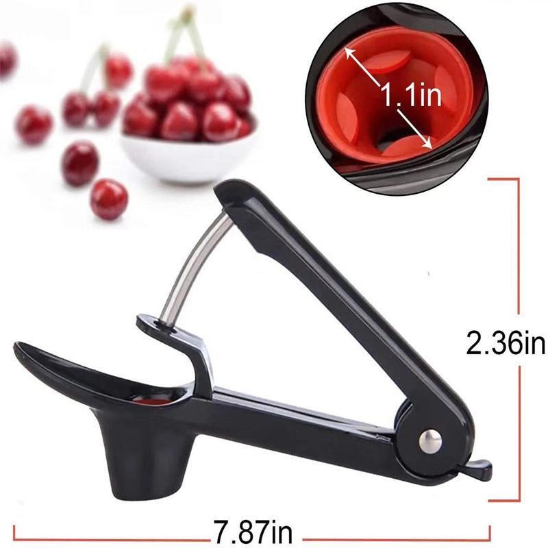 Cherry Pitter Seeder Ergonomic Handle Quick Pit Removal For Home Baking Jam Making