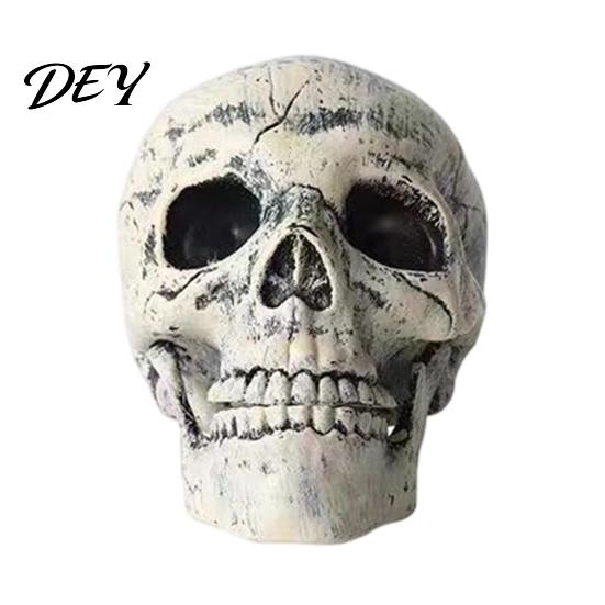 Waterproof Haunted House Decor Realistic Skeleton Stake, Spooky Halloween Skull Hand Yard Human Bone Stakes Sign for Outdoor Garden Lawn Graveyard