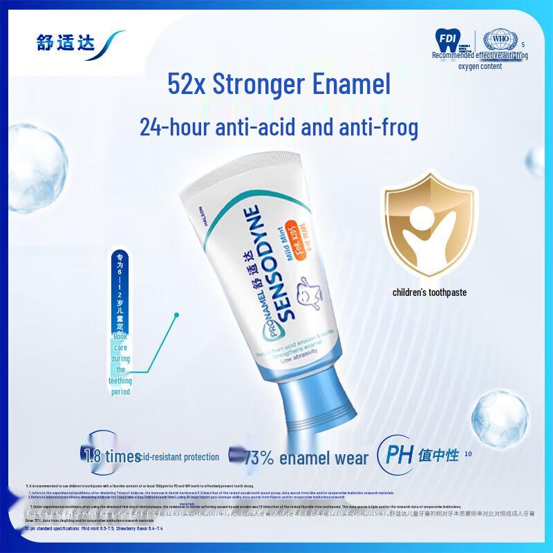 Sensodyne Children's Toothpaste Strawberry Flavor