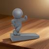 Cartoon Man Door Stopper Wedge Wall Protector Anti-slip Windproof No Drilling Anti-collision Carpet Tile Concrete Wooden Floor Doorstop