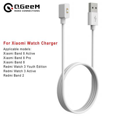Carregador magnético USB para Redmi Watch 5 4 3 Cabo de carregamento ativo 1m para Redmi Watch 5/4 Carregamento rápido Acessórios para smartwatch