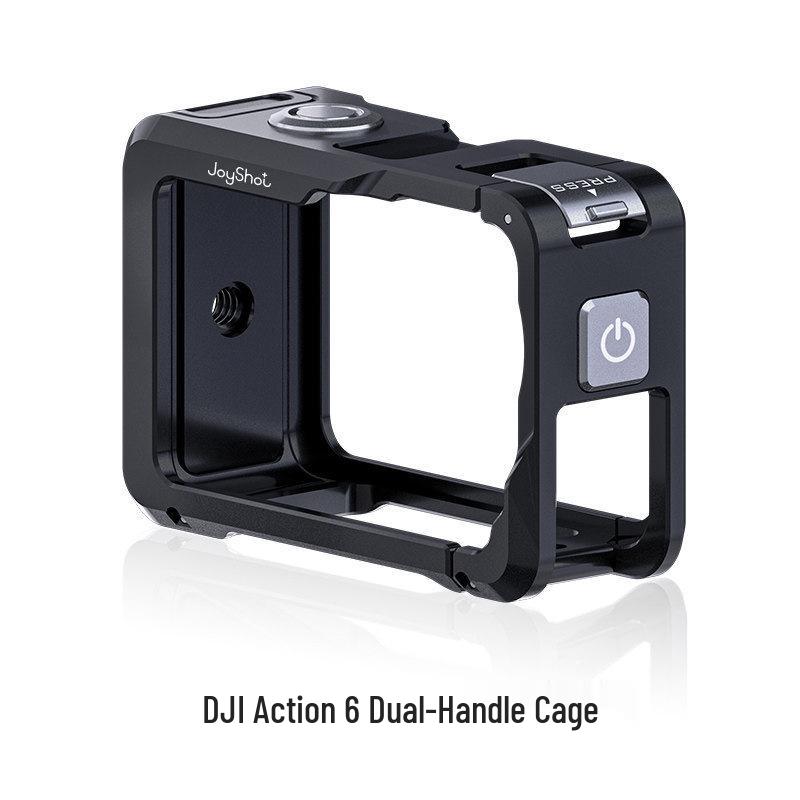 DJI Action 6 Aluminum Alloy Cage for Horizontal & Vertical Shooting