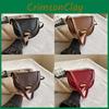 Chic Unique Women's Saddle Bag In Black And Brown For Trendy Street Style
