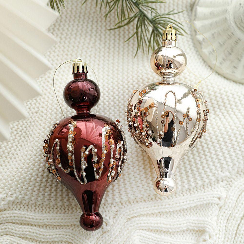 Plastic Xmas Tree Hanging Ornaments DIY Merry Christmas Decor  Hotel Office Decor