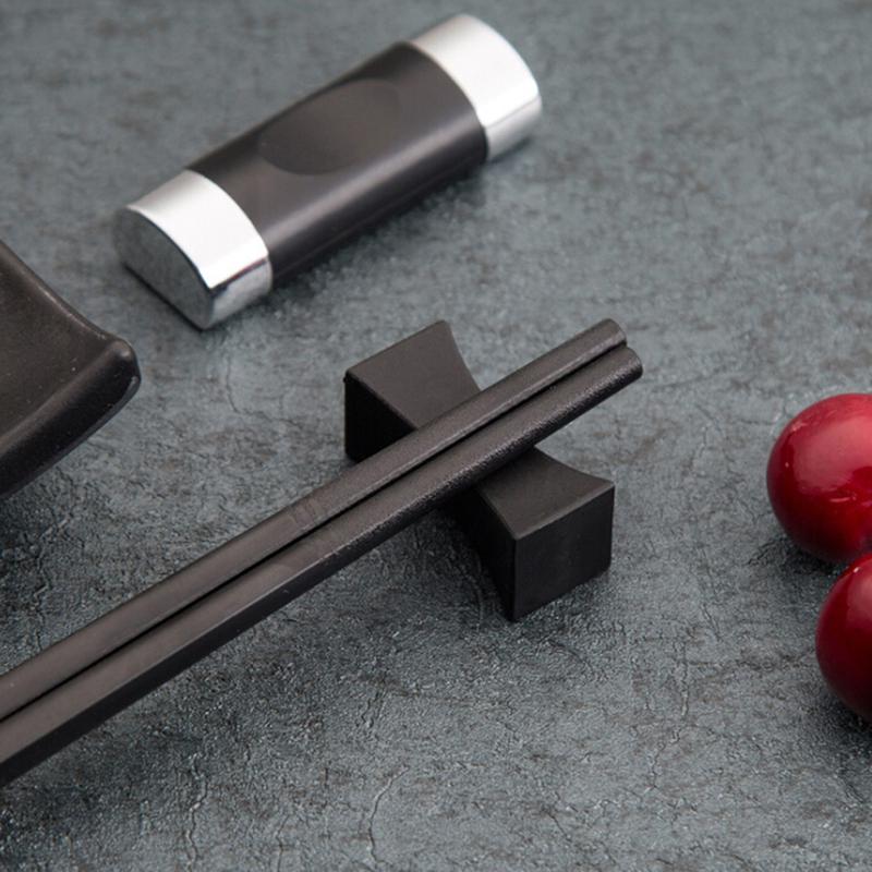 1X Chinese Chopstick Rest Chopsticks Holder Spoon Stand Rack Pillow Shape Table