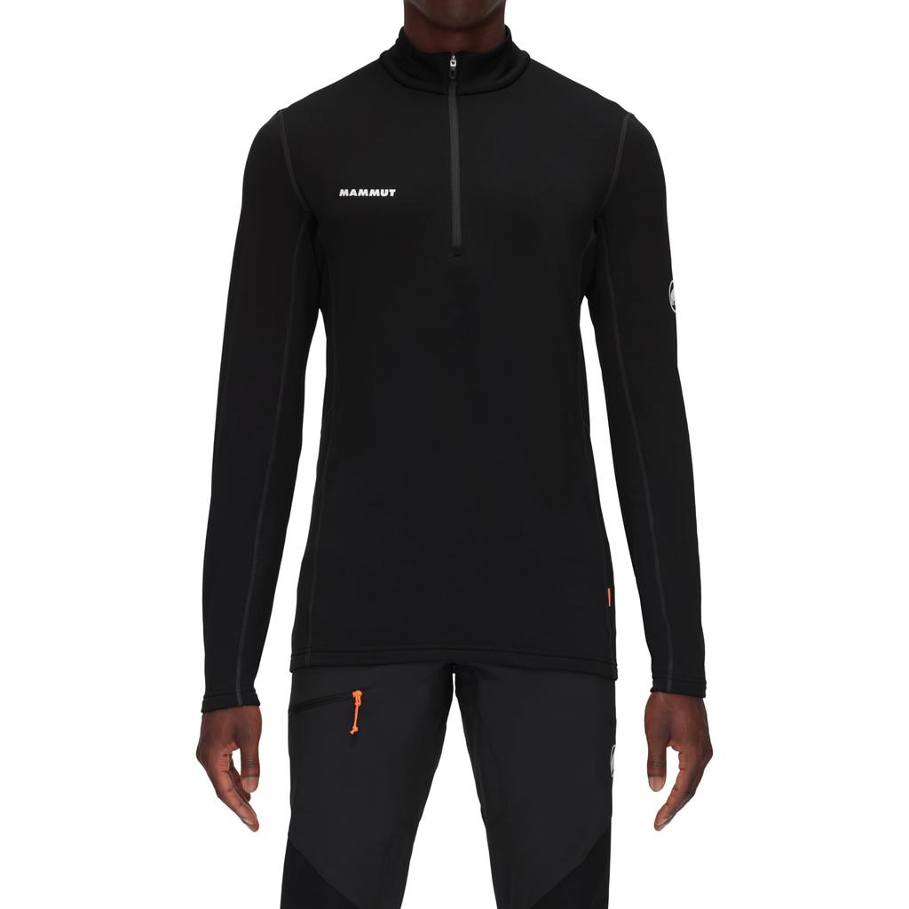 Energy Midlayer Half Zip Pull Asian Fit ML Half Zip Pull AF Men Black [Mammut] Men's/Aenergy 1016-01120