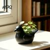 Modern Minimalist Planter Bird Shape Flowerpot Handheld Size Durable PLA Flower Pot Healing Style Home Decor 3D Printed Creative Planter for Office