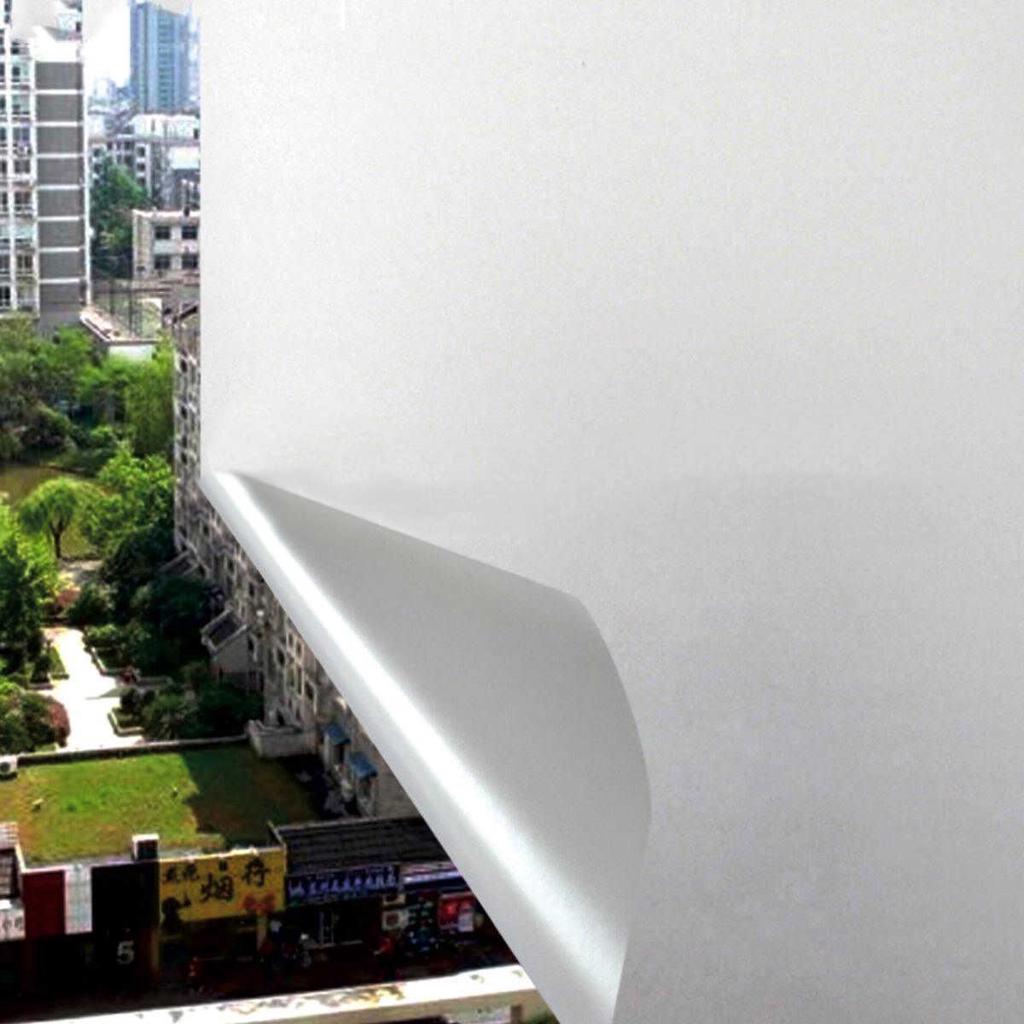 60x200cm Privacy Frosted Window Tint Glass Self Adhesive Tinted Film Home Office