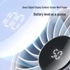 Sumie tragbarer Hand-USB-Ventilator mit Digitalanzeige