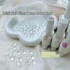 1/1.2/1.5Cm Mini Round Shaped Clear Glass Nail Polish Color Card Nail Art Color Display Tips 240/120Pcs Fake Color Chart Showing