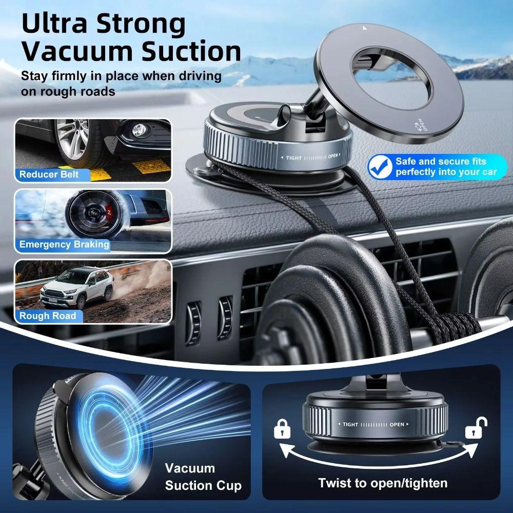 Folding Cell Phone Bracket Magnetic Auto Navigation Holder Multi-function Travel Phone Stand Truck