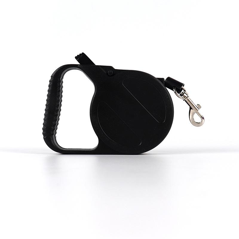 Pet leash, cat and dog, automatic retractable leash, Teddy small dog leash, chain, dog walking leash чёрный