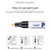 1Pc Metal Glasses Frame Paint Off Paint Repair Pen Paint Note Mark Pen Special Non-Fade Waterproof Glasses Accessories