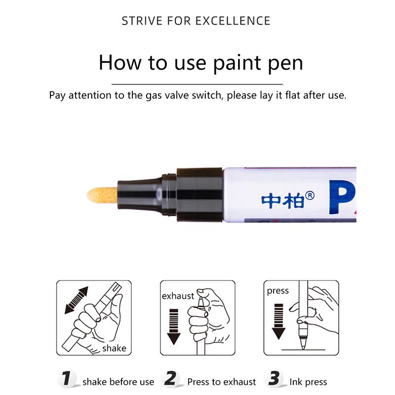 1Pc Metal Glasses Frame Paint Off Paint Repair Pen Paint Note Mark Pen Special Non-Fade Waterproof Glasses Accessories