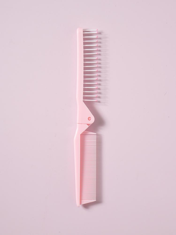 

Lovely Foldable Dual Hair Comb & Brush 1ea