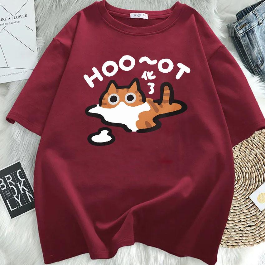 Cartoon Printed Short Sleeved Tshirt MenWomen 2025 Summer New Korean Ins Street Versatile Loose Top