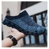 Men Knitting Half Slipper Slip-on Casual Shoes Couples Breathable Platform Sneakers Comfortable Outdoor Slippers Zapatos Hombre