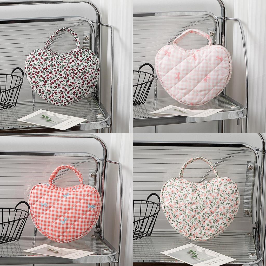 Floral Embroidery Cosmetic Bag With Large Capacity For Travel And Home Use