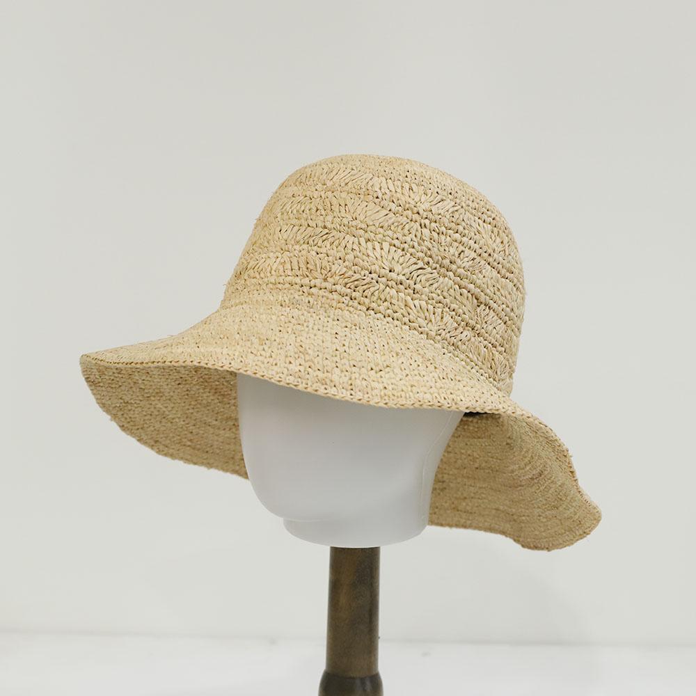 2026 new fashion Raffia Straw Bucket Hat Women Summer Bikini Beach Hat Female Travel Sun Protection Breathable Fisherman Hat