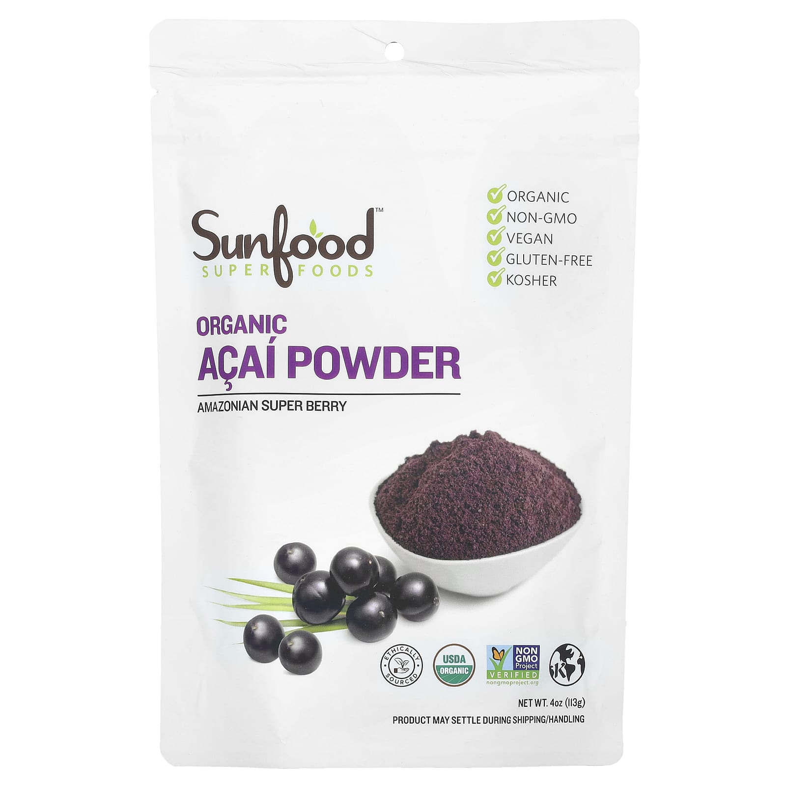 

Organic Acai Powder, 113G(4Oz)