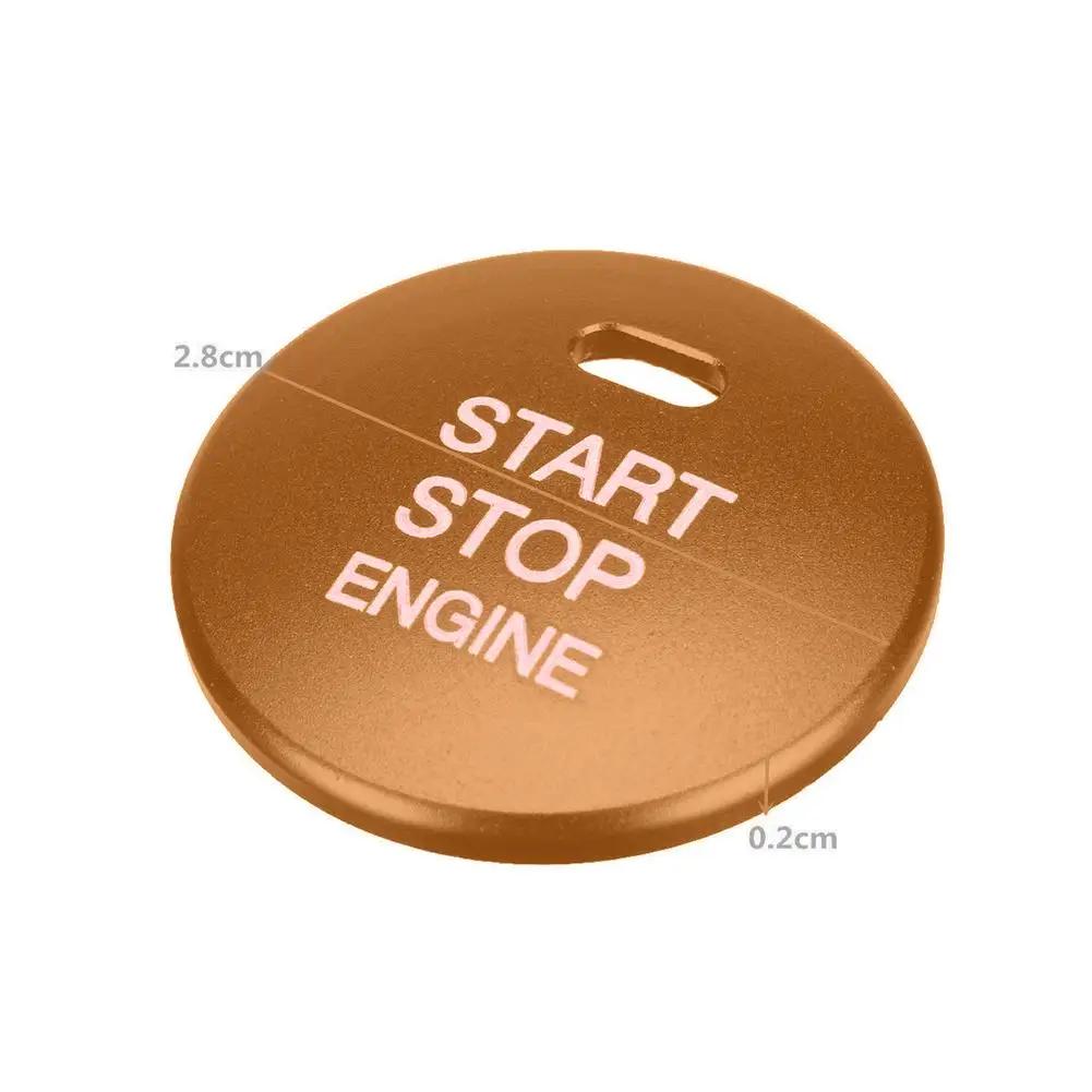 Car Engine Push Start Stop Button Switch Case Shell For Mazda 3 Axela CX-3-4-5 Replace Cover Abrasion-resistant Aluminum Alloy