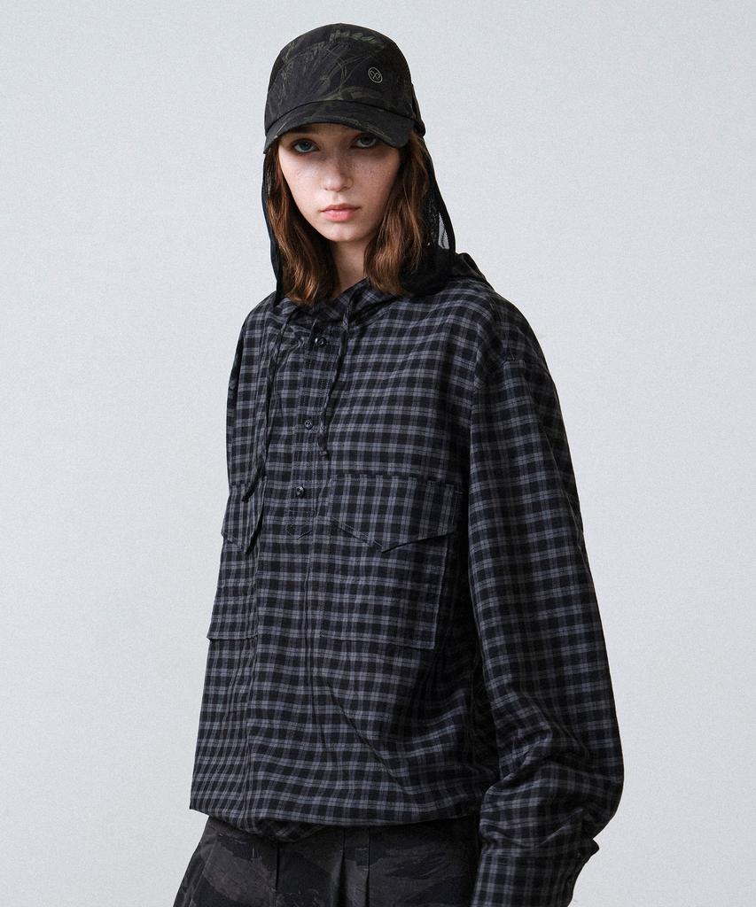 Helement Urban Plaid Anorak (Grey)