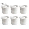 6Pcs Ice Tray Silicone Sphere Ice Mold Maker Food Grade Easy Release Ice Cube Mold with Lids Stackable Spherical Ice Makers