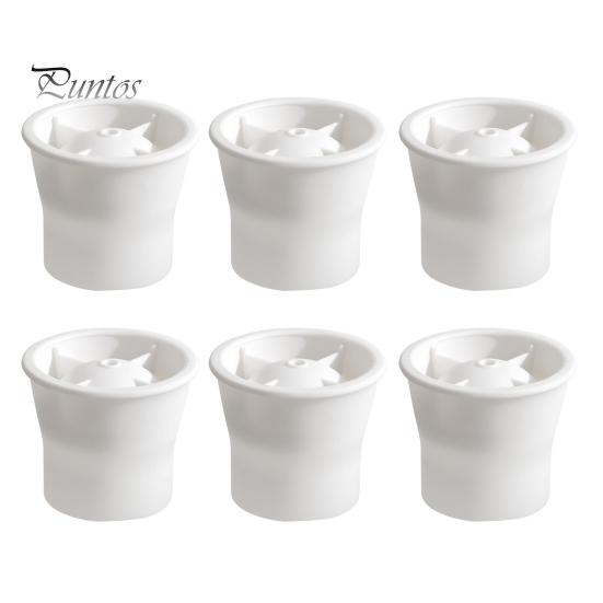 6Pcs Ice Tray Silicone Sphere Ice Mold Maker Food Grade Easy Release Ice Cube Mold with Lids Stackable Spherical Ice Makers